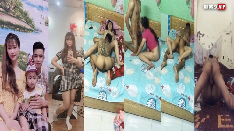 Thanh niên xăm trổ địt mạnh vào chiếc lồn dâm của vợ