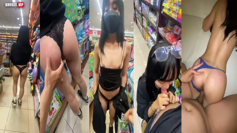 Đi nhà sách bắt em cởi đồ bú cu chưa đã dẫn em vào khách sạn đụ em sướng lồn